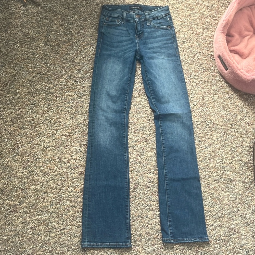 Aeropostale mid rise boot jeans, size 000L